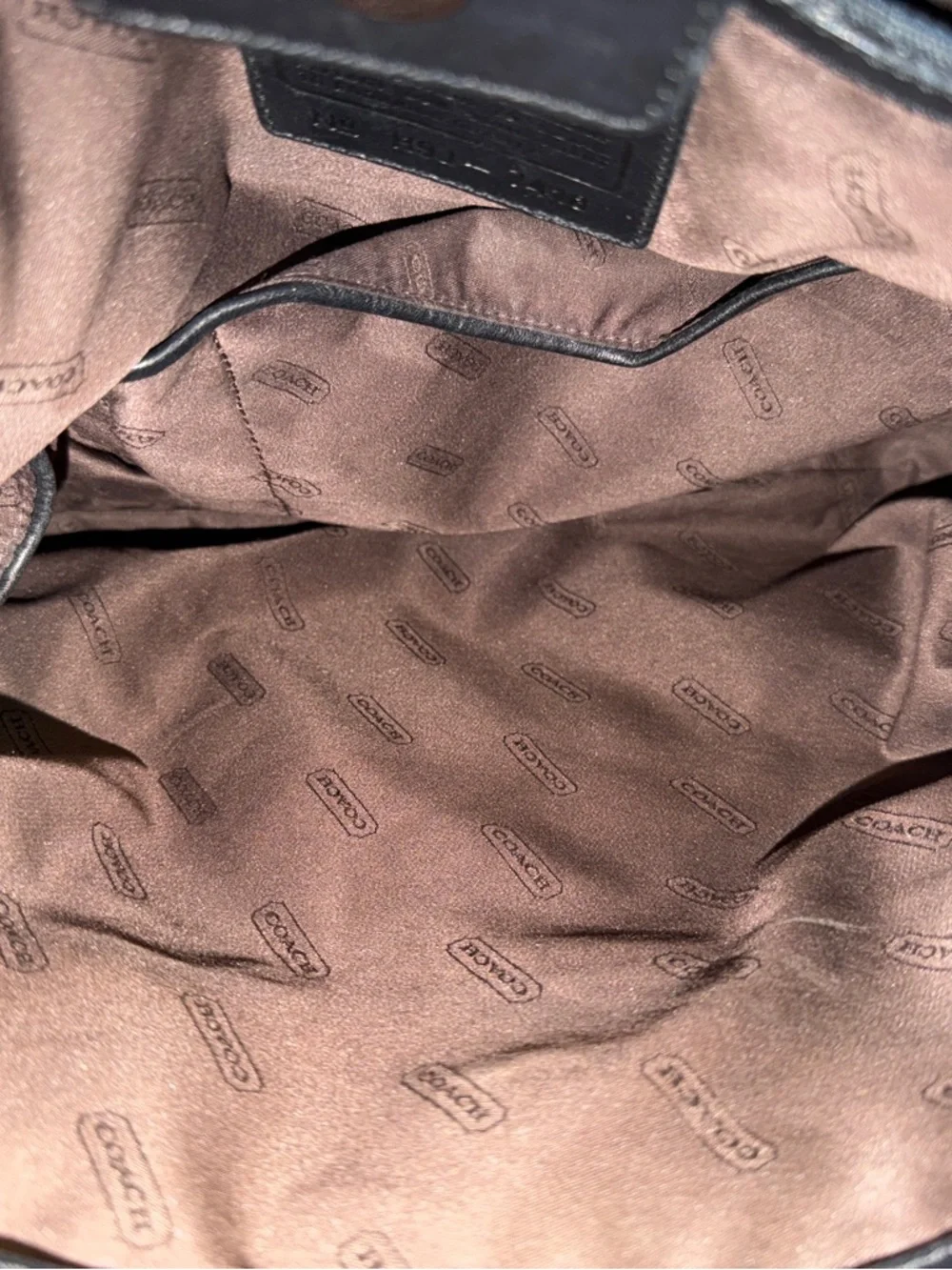 Coach Vintage Mercer Black Leather and Twill Tote Bag